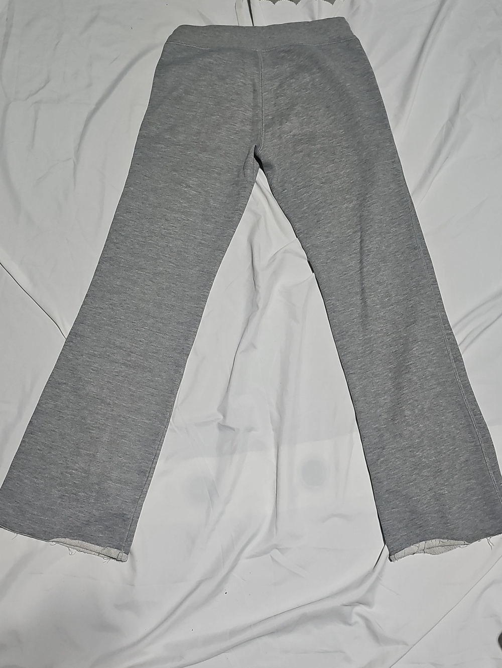 💖Abercrombie&Fitch heather gray heritage flare sweatpants Sm W13 BR10 IS28 ASIS - Picture 12 of 12